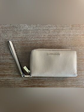 Michael Kors Tan Zip Wallet
